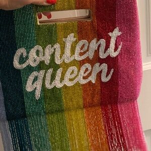 Multicolor fringe beaded bag - Content Queen